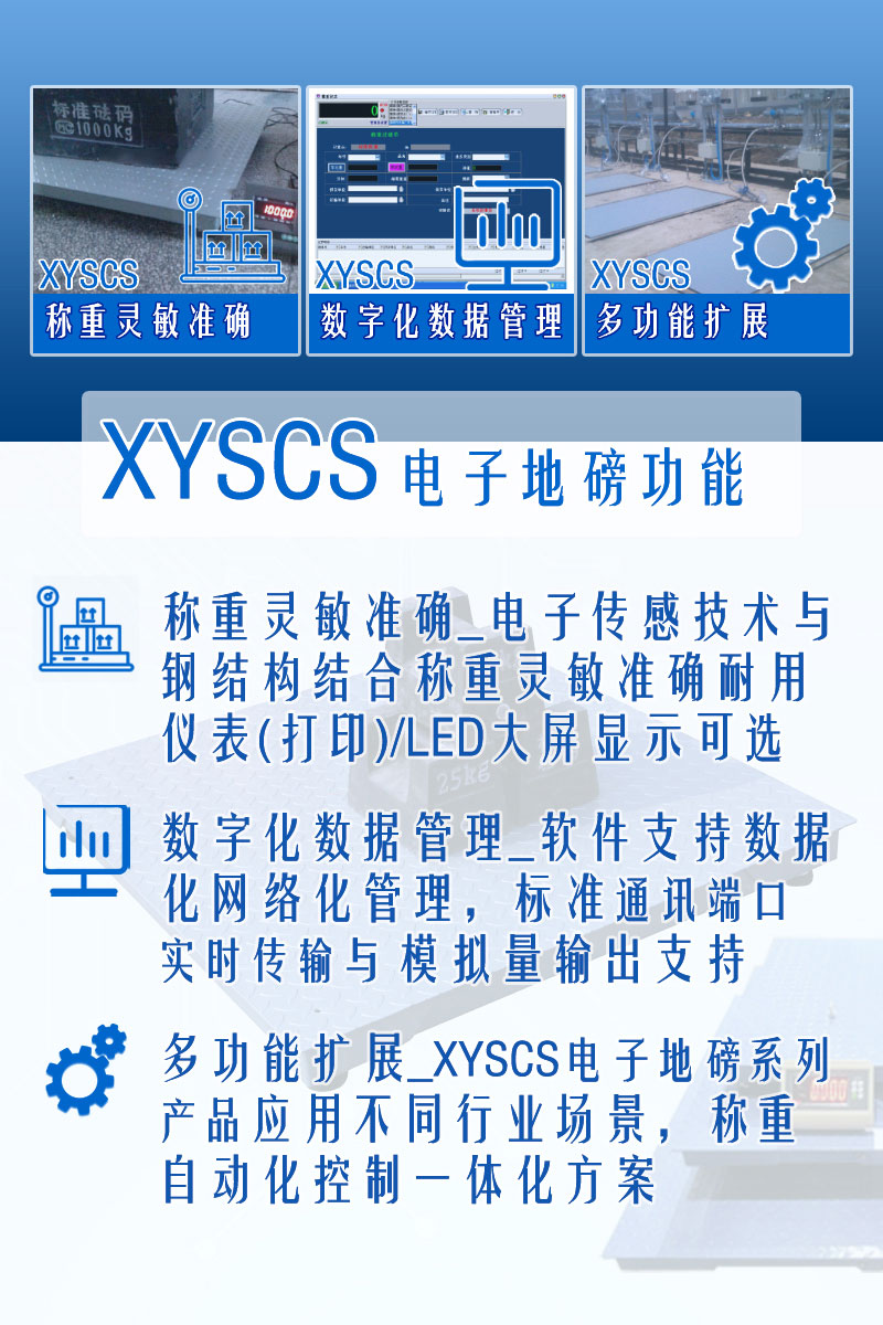 XYSCS 電子地磅 功能