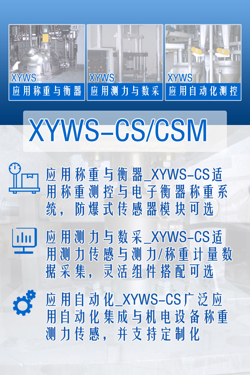 XYWS-CS稱重傳感器 測力傳感器 功能